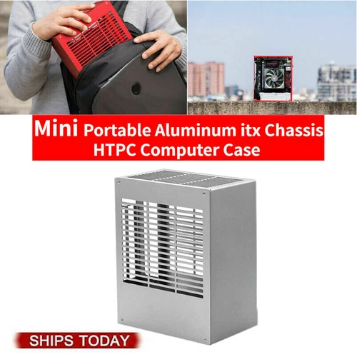 Silver SGPC K39v2 Mini itx Chassis HTPC Computer Case For i5/R5 2024 NEW
