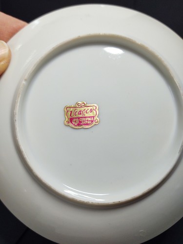Vintage Ucagco China Hand Painted Teacup and saucer Japan - Picture 5 of 8