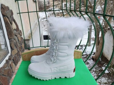 MINT! Sorel Joan Of Arctic Next Winter White Waterproof Boots Size