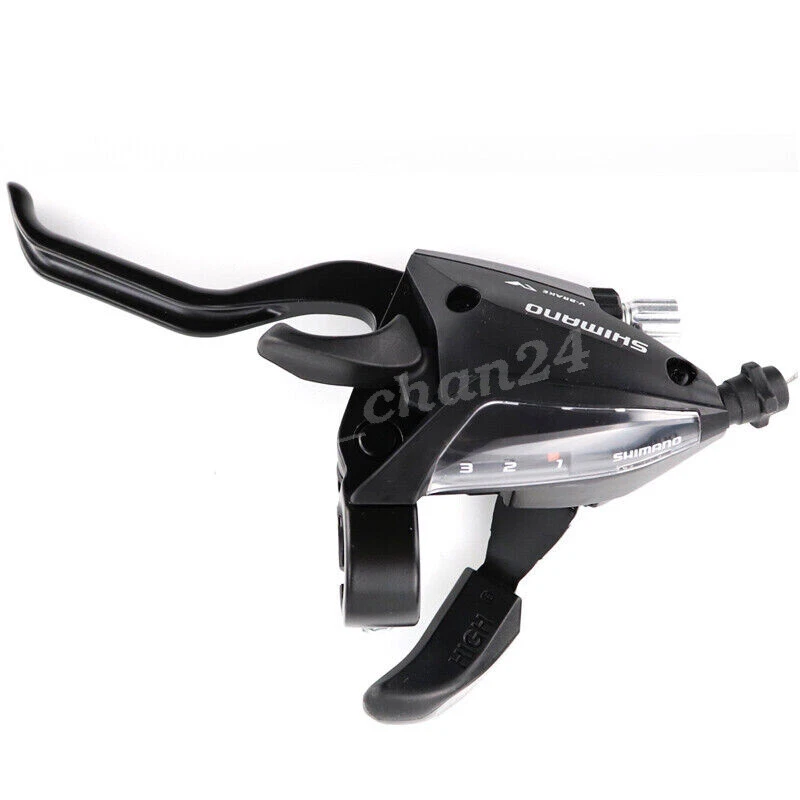 SHIMANO ST-EF500 Shifter Set 3X7 3X8 Speed V-Brake Lever Fit ST-EF51 Bike MTB - Image 3 of 4