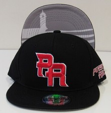 Puerto Rico 3D Embroidered Snapback Hats, El Morro Printed Under visor Unisex