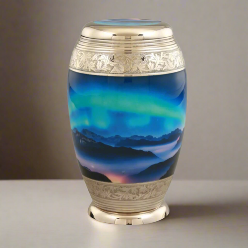 Royal Rapture Urne für Asche Erwachsene Kind Mensch Einäscherung Beerdigung Gedenkglas 10" - Bild 4 von 4
