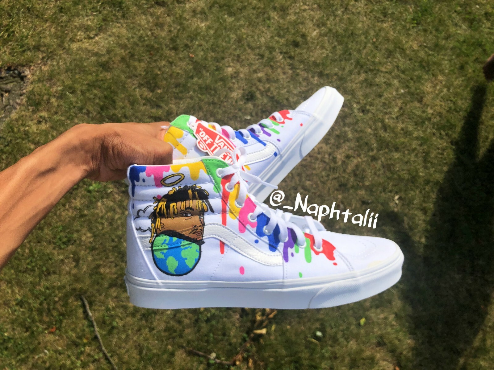 juice wrld custom vans