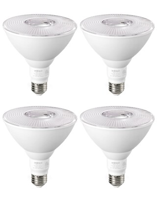 EDISHINE LED PAR38 Dimmable Waterproof Flood Light Bulbs,3000K Warm Light 