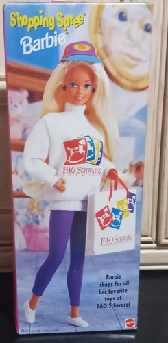 Shopping Spree Barbie Doll FAO Schwartz Souvenir Edition Mattel 1994 NRFB - Picture 5 of 7