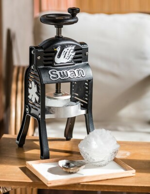 SWAN ＩＣＥshaver美品 Ikenaga Iron Works Swan Shaving Ice Machine (Manual type) Swan