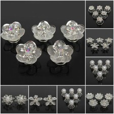 Strass und Perlen Curlies Braut Kommunion Hochzeit Haarschmuck Blüten