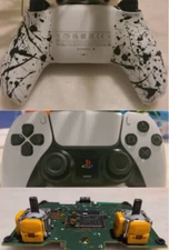 SONY PS5 MODDED CONTROLLER BACK BUTTONS HALL EFFECT JOYSTICK + HAIR TRIGGERS!
