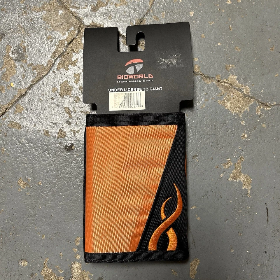 NWT Vintage Godsmack Tri Fold Wallet Licensed to Giant Orange/Black - Image 2 of 4