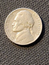 SELLING AS SHOWN - 1939 P JEFFERSON NICKEL