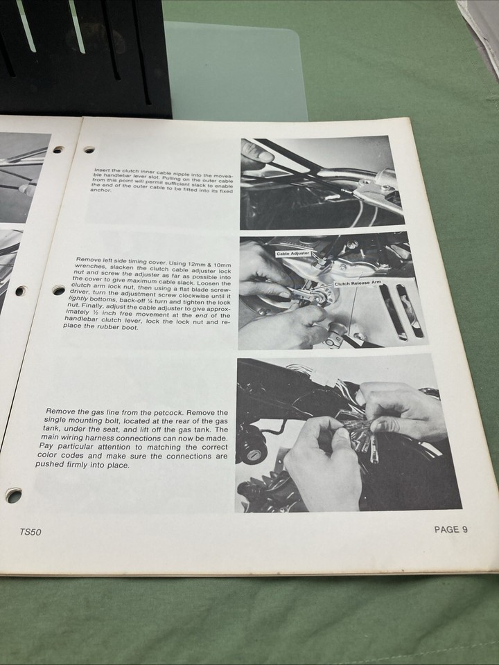 GENUINE SUZUKI TS50 GAUCHO ASSEMBLY AND PREDELIVERY SERVICE GUIDE eBay