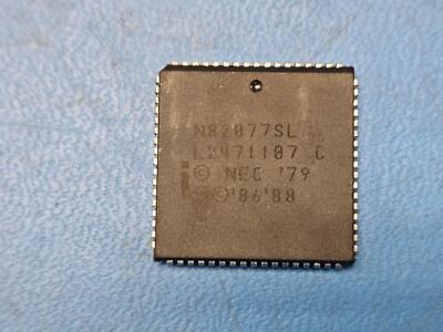 (3 PCS) N82077SL INTEL 1Mbps, FLOPPY DISK DRIVE CONTROLLER, PLCC68