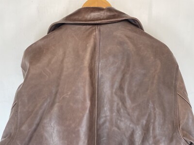 M TIMBERLAND COWHIDE LEATHER JACKET ALL WEATHER PROOF BROWN M TIMBERLAND COWHIDE LEATHER JACKET ALL WEATHER PROOF BROWN