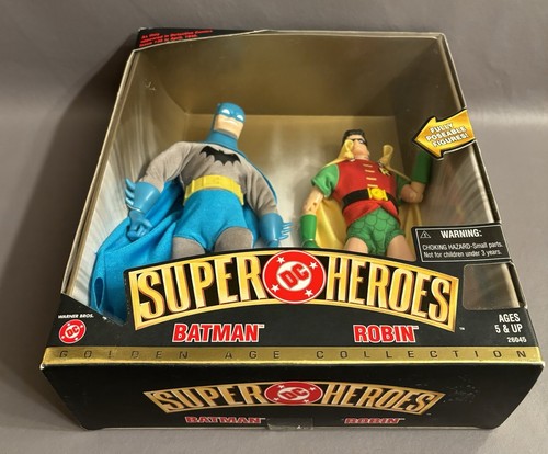 DC Super Heroes Golden Age Collection Batman & Robin Figuras Hasbro Serie 2000 - Imagen 5 de 6