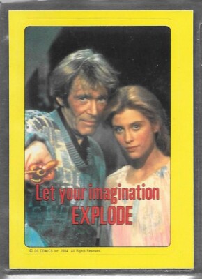 1984 Topps SUPERGIRL Movie Sticker #11 ''Let Imagination Explode'' DC Comics - NM