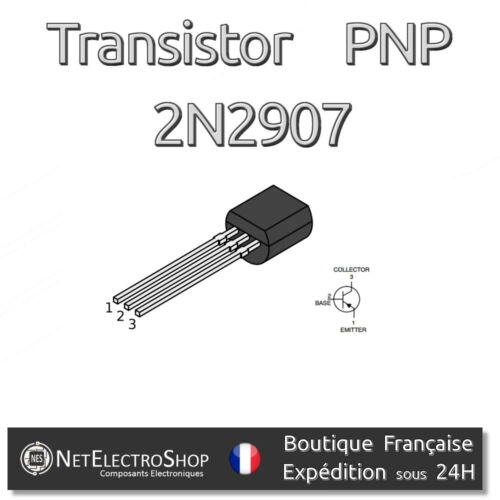 Transistor 2N2907 - PNP - TO-92 - Lot de 50 pieces - Photo 1 sur 1