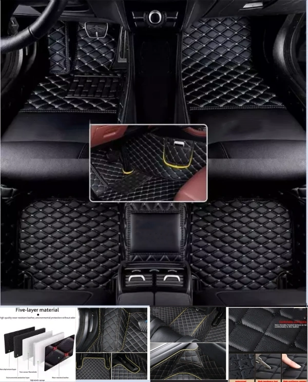 Peugeot All Models Waterproof Luxury Car Floor Mats and Cargo Liner