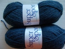 Oxford Super Sport yarn, Denim, lot of 2 164 yds each 