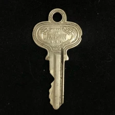 vintage mid century russwin key unique usa ornate american hardware colelctible