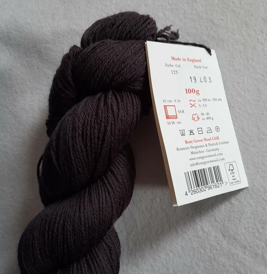 (199€/kg):100 g Rosy Green CHEEKY MERINO JOY, Pt. 19403, Fb. 123  #4466 - Bild 2 von 2