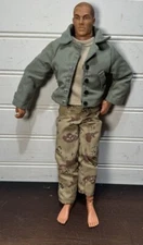 VTG 1996 Hasbro Pawtucket GI Joe Action Figure Camo clothed