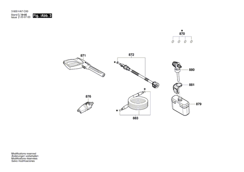 New Genuine Bosch F016F05024 Pump head - Picture 4 of 4