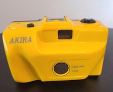 Akira Yellow TC - 306 35mm Camera Auto Fix Focus 50mm Lens