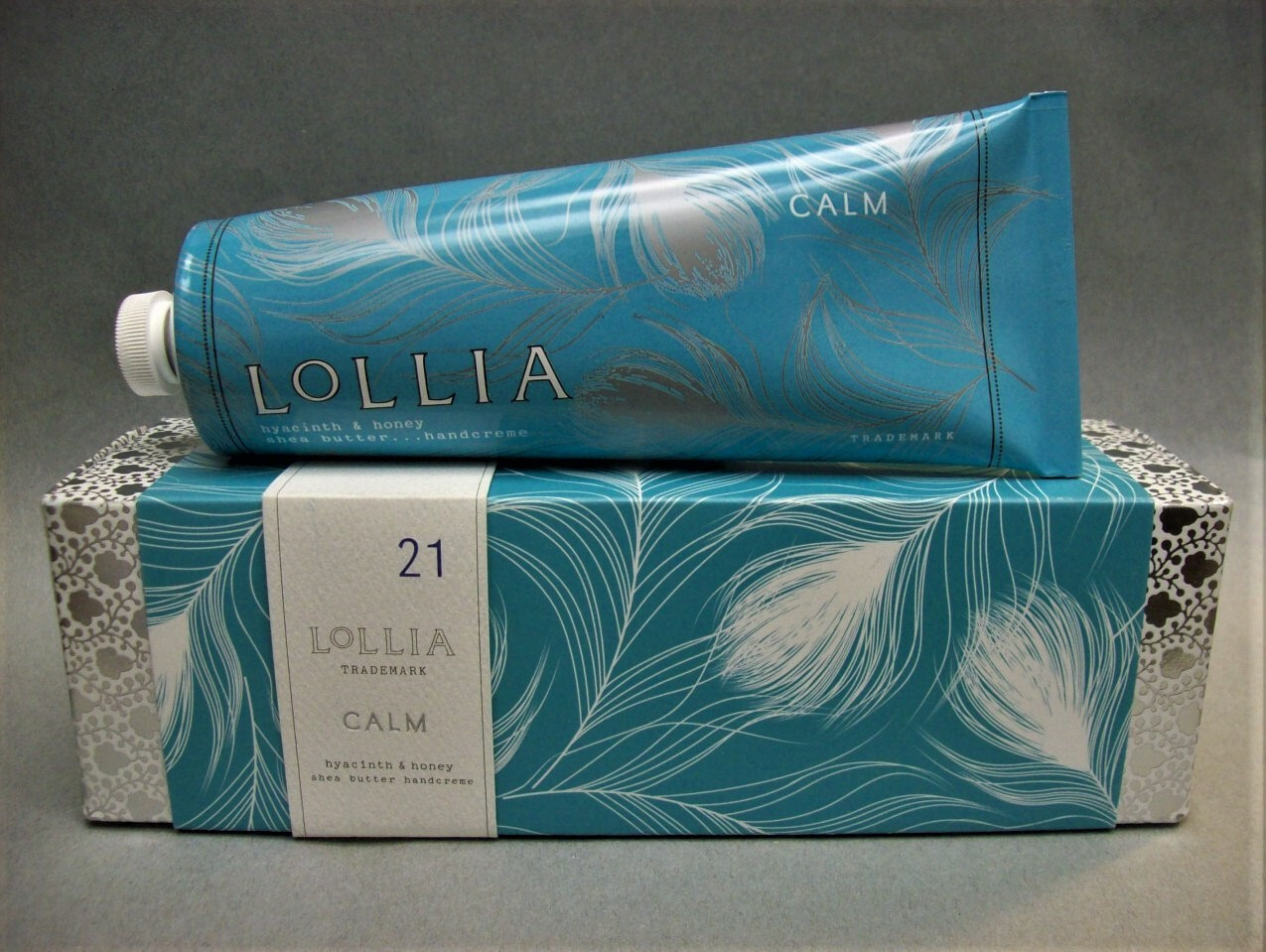 Lollia CALM Hyacinth & Honey shea butter handcreme 4 oz / 113 g Large NIB RARE!