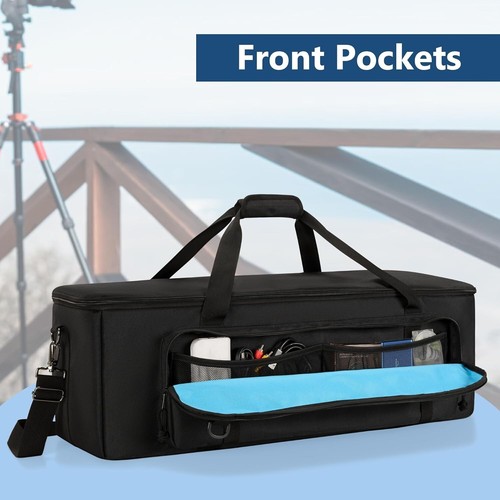 30'' Tripod Travel Bag, Photo Studio Equipment Case with Secure Buckles & Len... - Picture 5 of 8