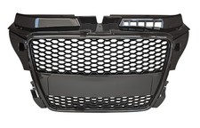 Kühlergrill Wabengrill Front Grill Schwarz Glanz Passend für Audi A3 8P 08-13