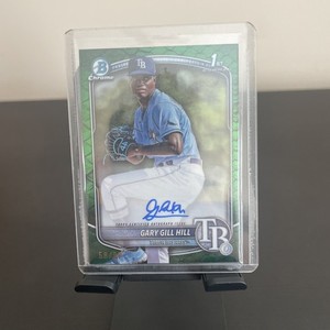 2025 Bowman Gary Gill Hill 1st Bowman Chrome auto Green Reptilian /99