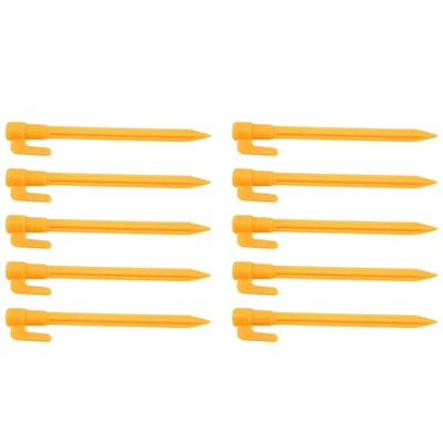 10 Pièces Outils de Camping en Plastique Piquets de Ongles Sable Piqu6006 - Photo 1/4