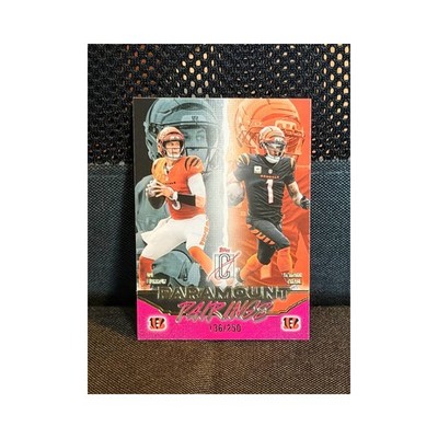 2025 Topps Signature Class Joe Burrow Ja'Marr Chase PP-14 Magenta /250
