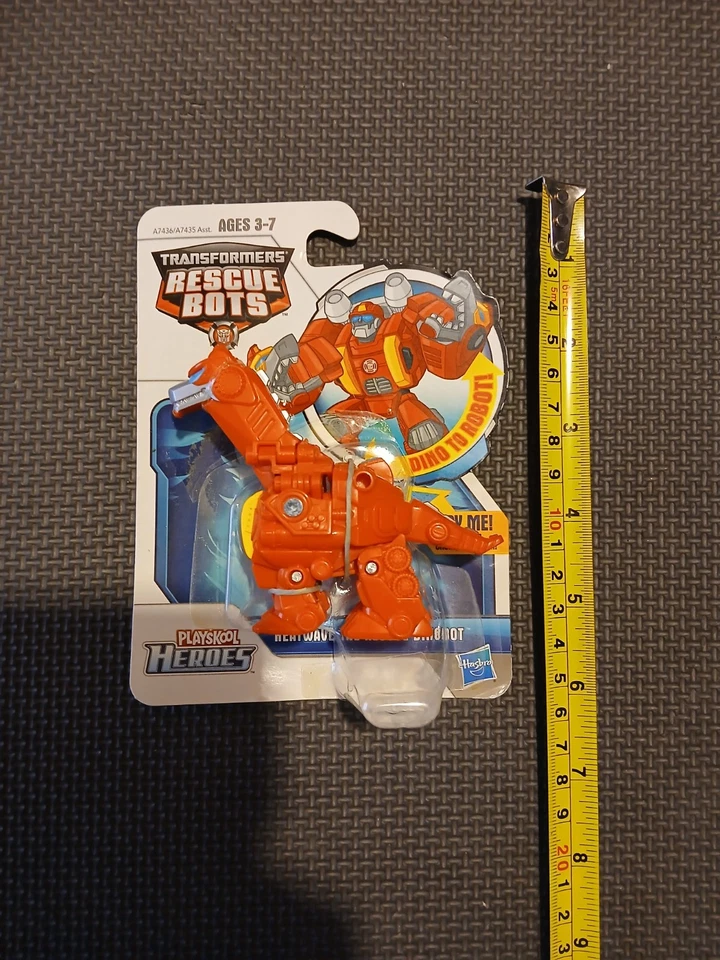 Hasbro Transformers Rescue Bots Heatwave The Rescue Dinobot Mini Action Figure - Image 3 of 4