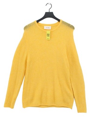 American Vintage Damen Pullover S gelb Polyamid
