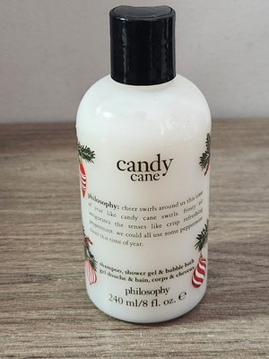Philosophy Candy Cane 3-In-1 Shampoo, Shower Gel & Bubble Bath 8 oz