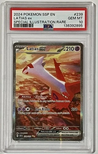 PSA 10 Latias EX 239/191 Surging Sparks Special Illustration Rare SIR PokemonTCG