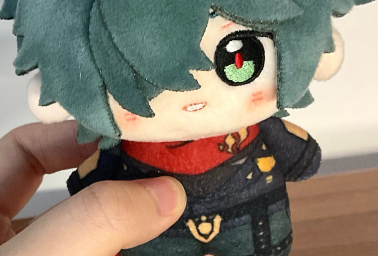 Game Zenless Zone Zero Lighter 10cm Plush Doll Keychain