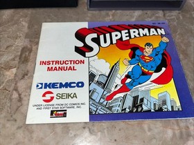 Superman NES Game (Nintendo Entertainment System) NES Cartridge & Manual