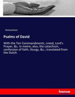 Psalms Of David Anonymous Taschenbuch 640 S. Englisch 2017 Hansebooks