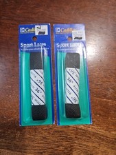 Cadillac USA Made Lot Of 2 36 inch Athletic Shoe Sport Laces Black 2 Pair