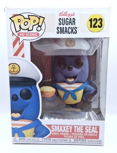 FUNKO POP! AD ICONS SMAXEY THE SEAL 123 Kellogs Sugar Smacks Vaulted POP Vinyl
