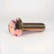 3/8-16 x 1" Grade 8 Hex Flange Bolt (30) Yellow Zinc. 