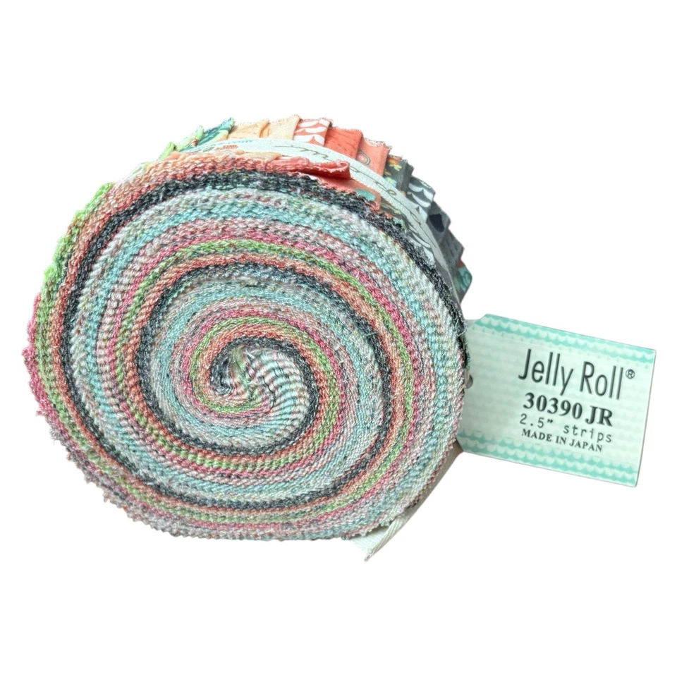 Moda Fresh Cut BASICGREY Jelly Roll - 30390 JR - 40 2.5” Fabric Strips - RARE - Image 2 of 4