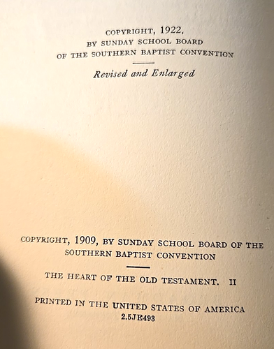 The Heart Of The Old Testament John R Sampey 1922 HC - Picture 6 of 6