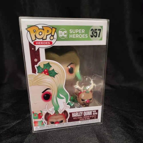 Funko Pop! Vinyl: DC Universe - Harley Quinn with Helper #357 w protector