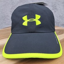 Under Armour Hat Cap Strap Back Mens One Size Black Coldblack Heatgear Running