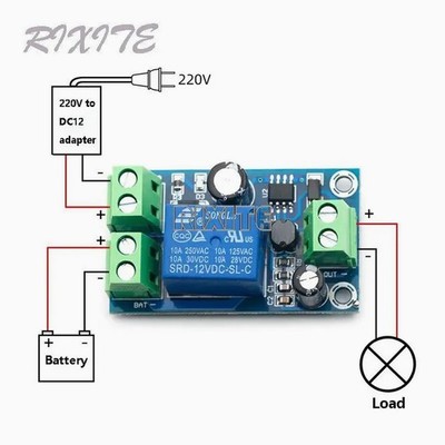 Power-OFF Protection Module UPS Auto Switching Battery Control 12-48V