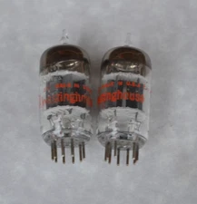 Westinghouse 5751 Vacuum Tubes Matched Pair Test Strong