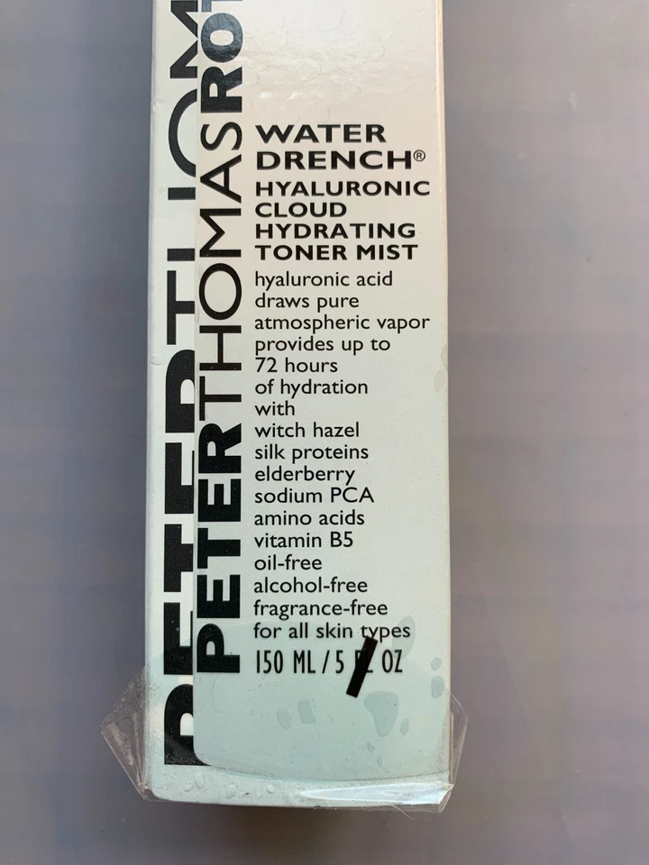 Peter Thomas Roth Water Drench Hyaluronic Cloud Hydrating Toner Mist 150ml NIB - Image 3 of 4